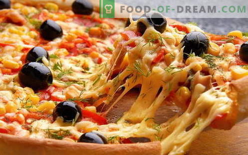 Gătitul pizza italiană și eliberarea frigiderului